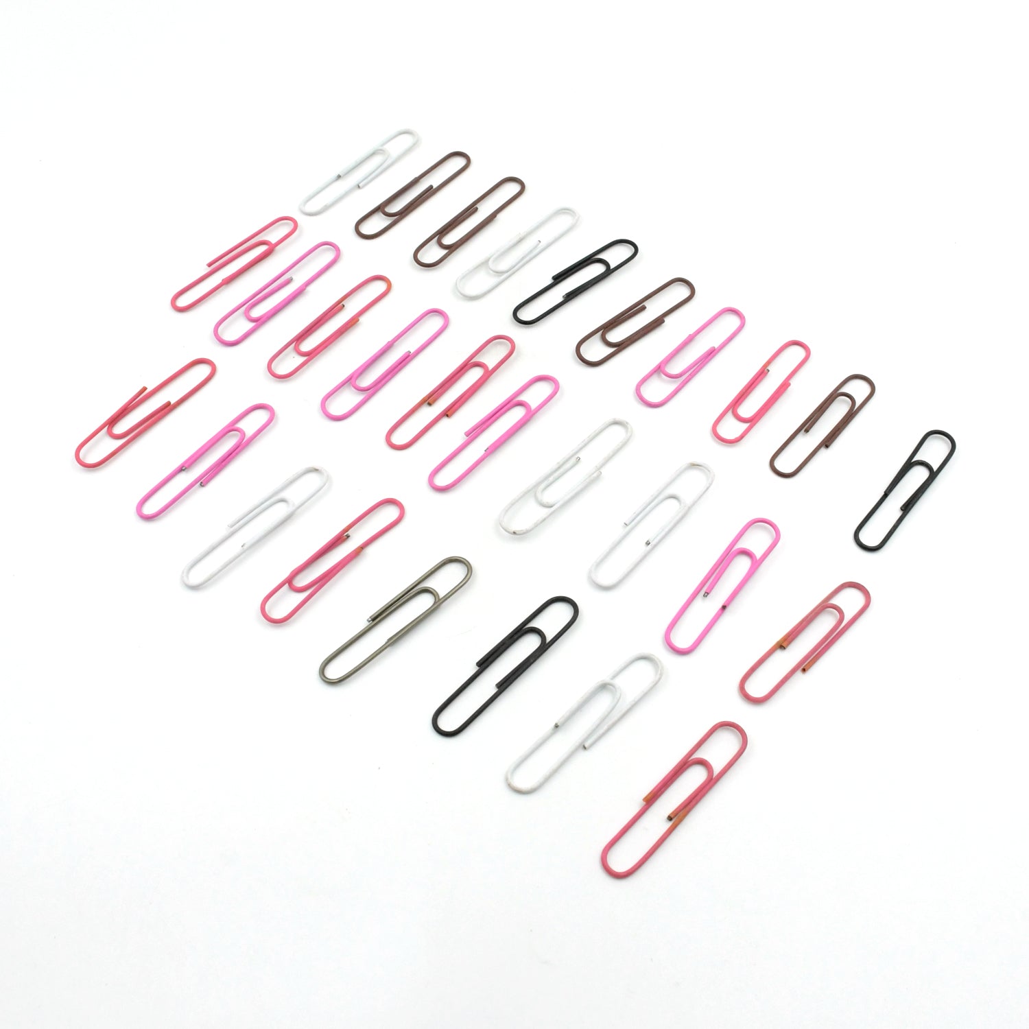 MultiPurpose Assorted Color Coated Paper Clips, Assorted Sizes, Durable & Rustproof, Colored Paper Clips for Paperwork, DIY Work, classify Documents, Bookmark, Snacks Bag Clips, Suitable for Home, School, Office (Approx 28 Pcs)