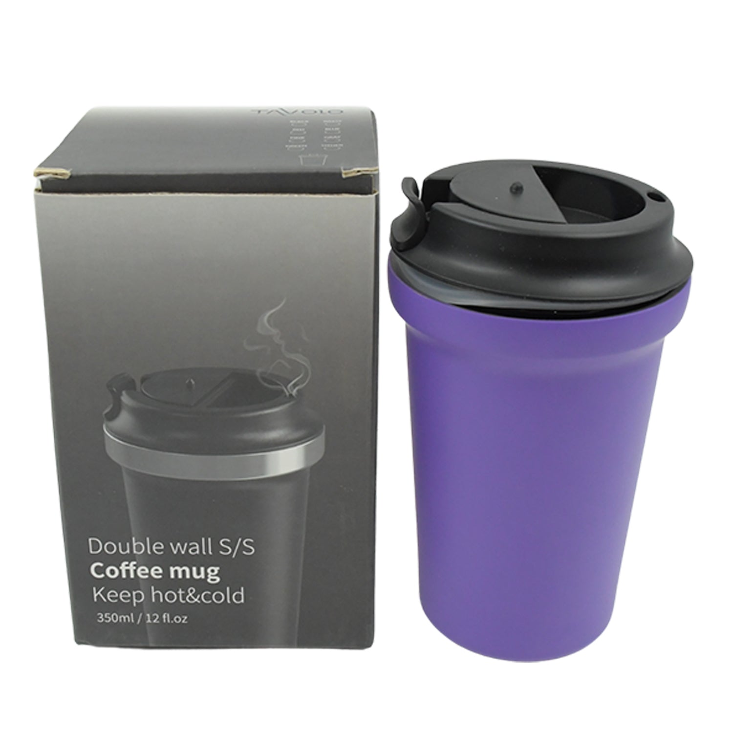 350ml Stainless Steel Vacuum Insulated Coffee Mug - Travel Mug