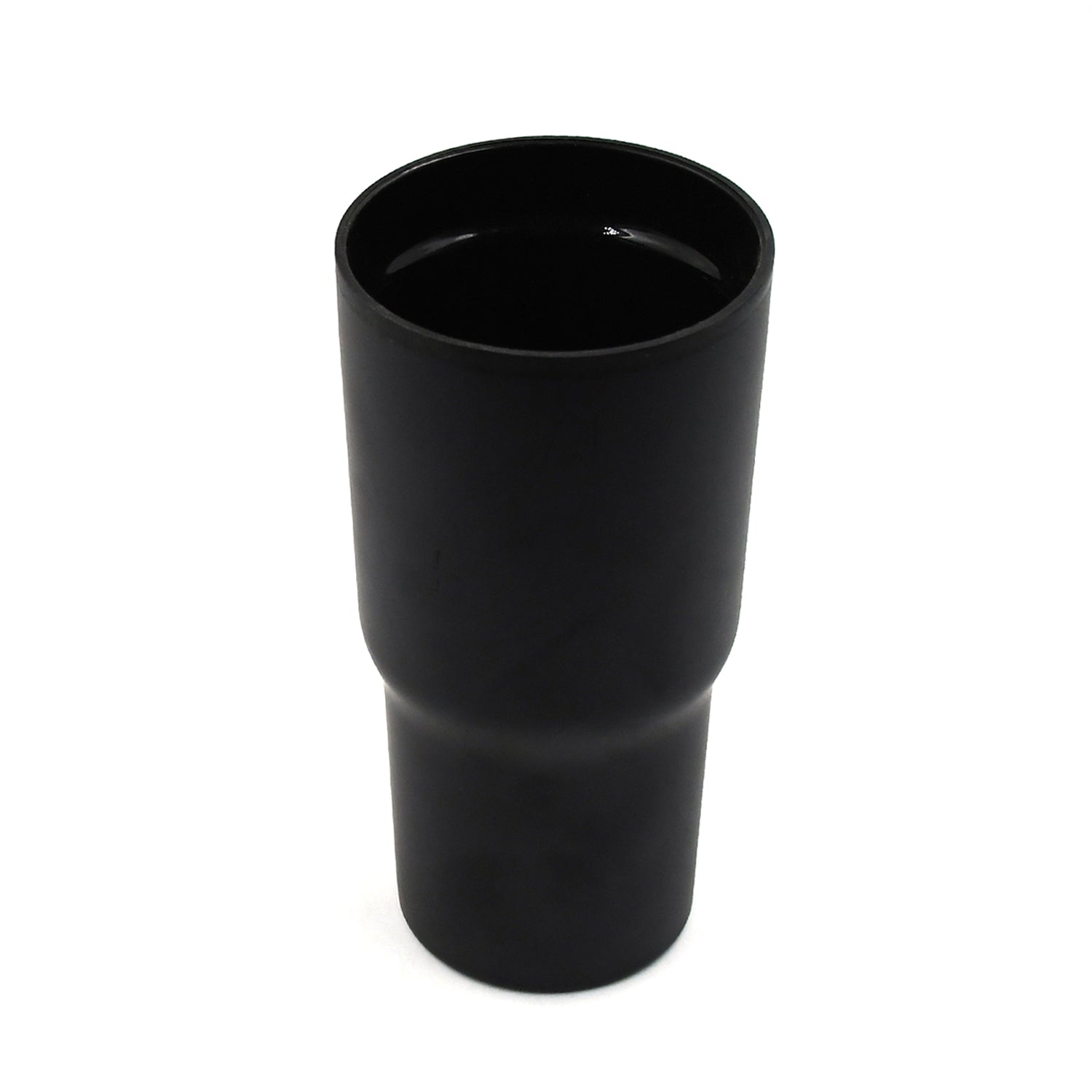 Travel mug with durable stainless steel construction and 590ml capacity.