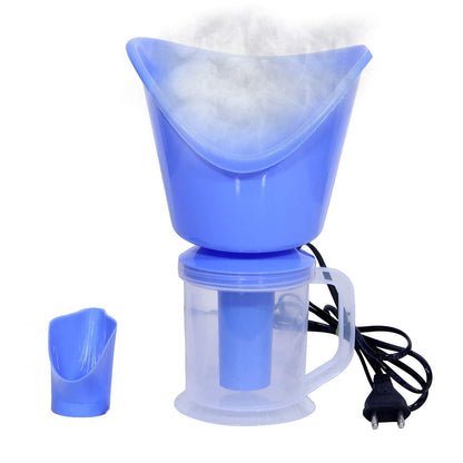 Vaporiser for steam inhalation therapy for cold symptoms.