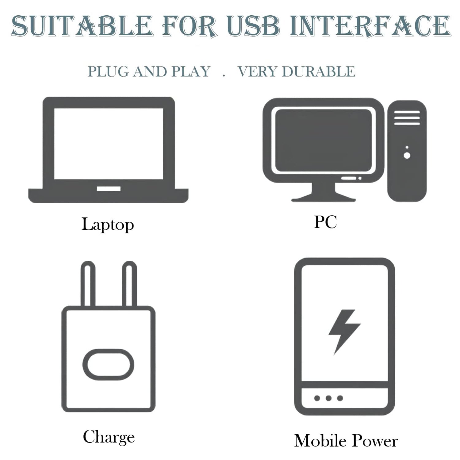 Compact USB light for home use