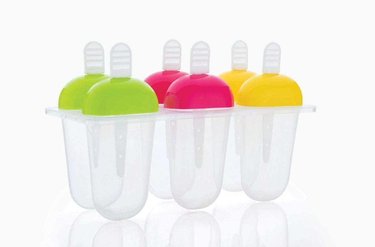 Multicolor kulfi maker molds for easy homemade ice cream