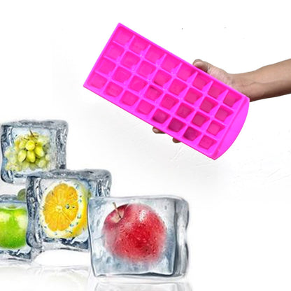 Ice tray with 32 cavities for easy ice making