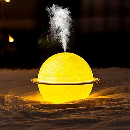 2 in 1 Planet Humidifier for Bedroom | Mini Portable Air Purifier with LED Light