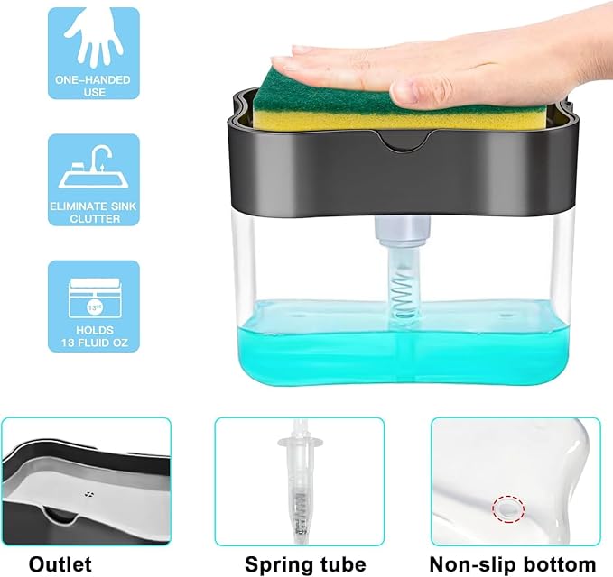 Liquid Soap Dispenser For Bathroom & Kitchen