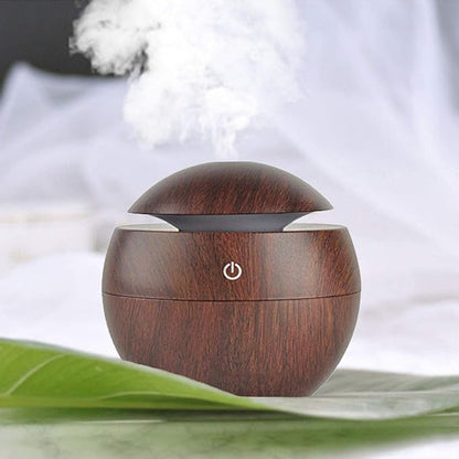 Wooden Cool Mist Humidifiers Essential Oil Diffuser Aroma Air Humidifier