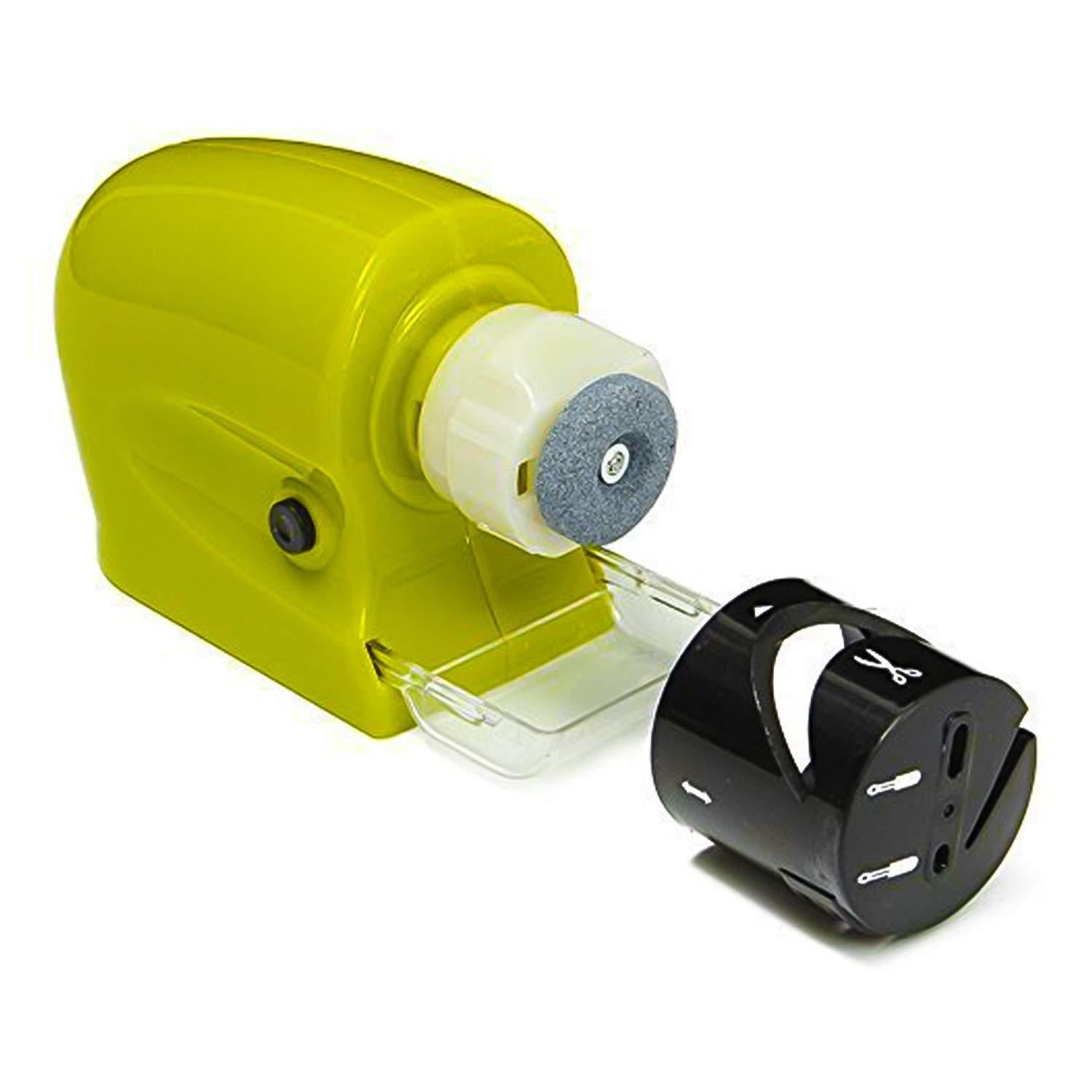 Cordless motorized knife sharpener tool