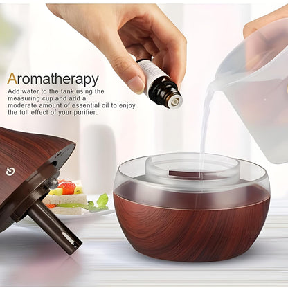 Wooden Cool Mist Humidifiers Essential Oil Diffuser Aroma Air Humidifier