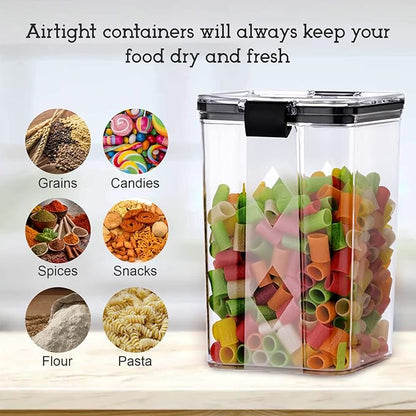 Air Tight Kitchen Containers Set  for Kitchen Storage (1100 ML )