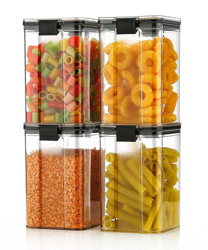 Air Tight Kitchen Containers Set  for Kitchen Storage (1100 ML )