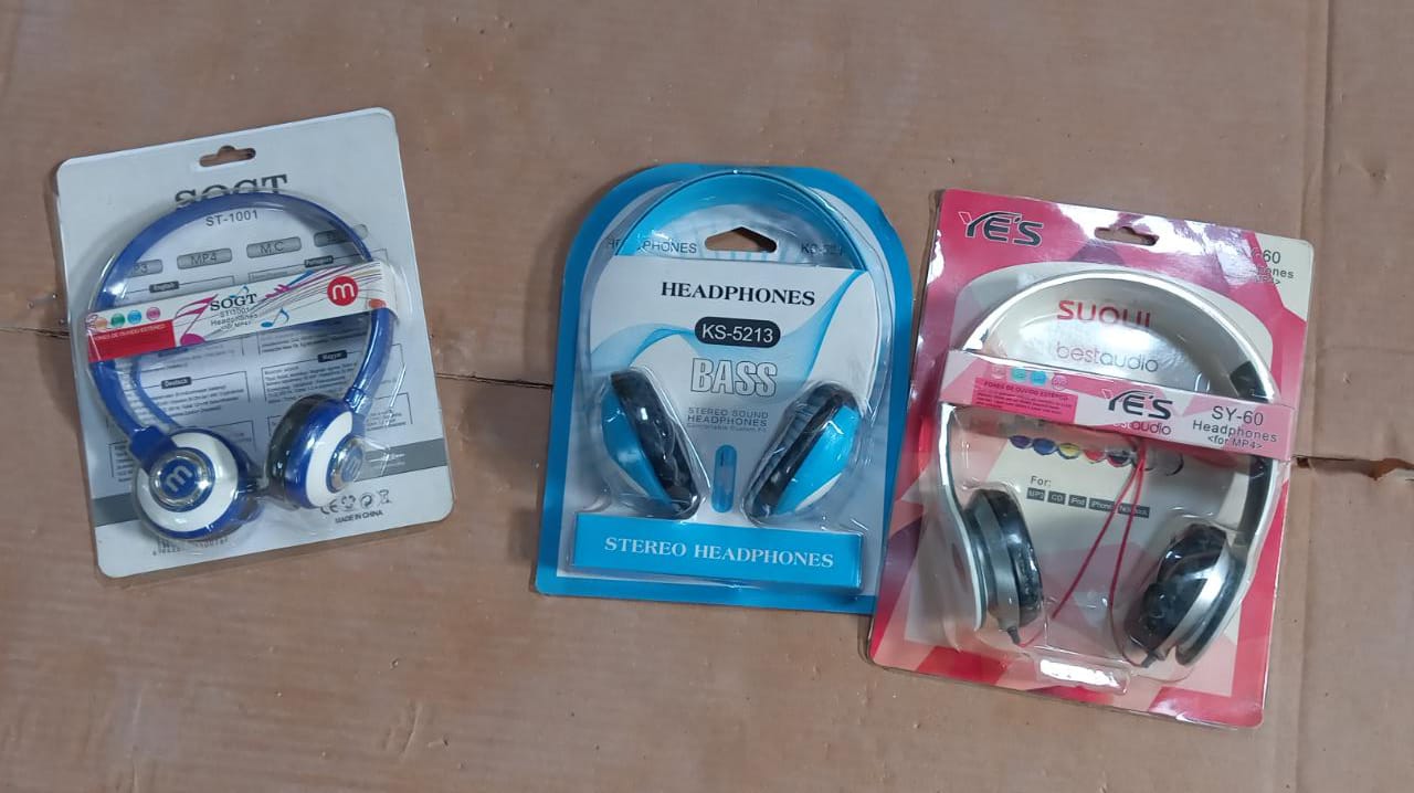 DJ style stereo headset