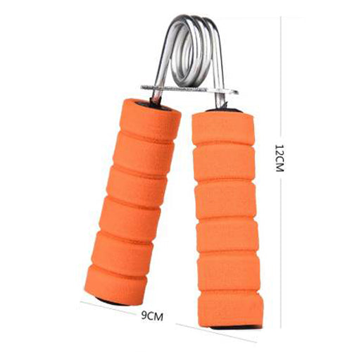 Orange foam hand grip for fitness